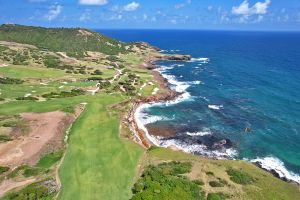 Cabot Saint Lucia (Point Hardy) 18th Fairway Aerial